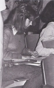  Linda Bixby folds her invitation order which had to accompanied by a $10 deposit.